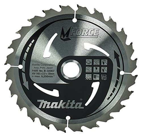 Makita B-32007 Mak-Force Kreissägeblatt, 165 mm für Hand und Tischkreissägen