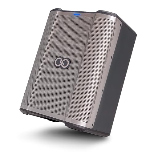 Sheeran Special Edition Busker - 200W tragbarer PA-Lautsprecher mit Akkubatterie, Bluetooth, 3-Kanal Mixer, Alesis FX, App, USB-Aufladung