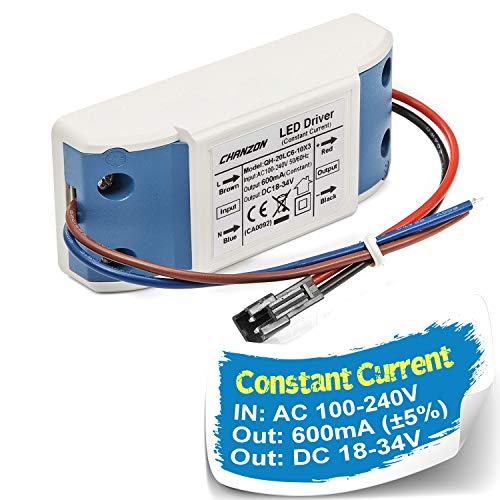 Konstantstrom LED-Treiber (Fall) - K) 600mA(Constant) 18-34V (6-10)*3W (20W COB)