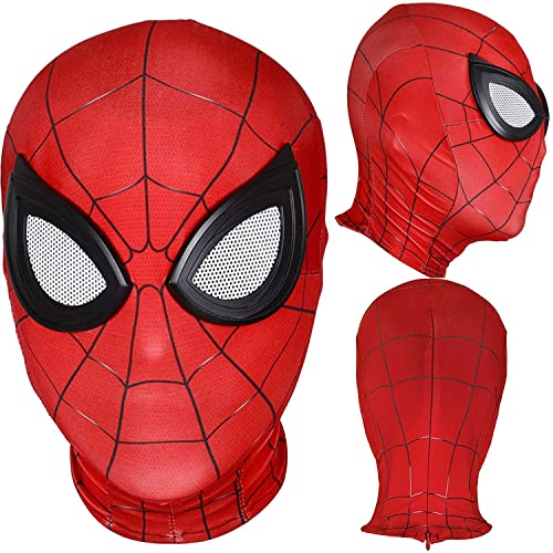 Rote Spider-Man-Maske für Kinder und Erwachsene | Superhelden-Kostüm | Elastische Maske aus ultrabequemem Lycra | Premium-Qualität | Comics | Cosplay | Halloween | OriginalCup®