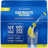 Elektrolyte OHNE ZUCKER • 30 Stück • Für Sport und gegen Kater • Elektrolyt Pulver kalorienarm und zuckerfrei • 1390mg Premium Power Electrolytes mit Zitronen-Geschmack – 300g