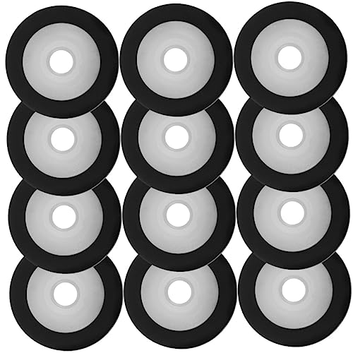 DOITOOL 12Stücke Teiliges Pinch Roller für Kassettenrekorder Langlebige Ersatzrollen aus Hochwertigem für Reparatur von Audiokassetten Videorekordern Tragbar