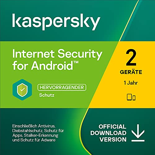 Kaspersky Internet Security for Android 2024 | 2 Geräte | 1 Jahr | Android | Aktivierungscode per Email