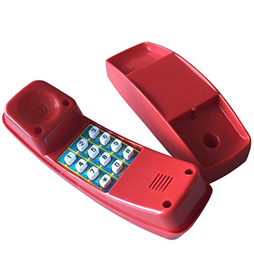 Kindertelefon für Spielturm Spielhaus (rot)