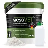 GreenPet KiesoVet Kieselgur für Hühner 4kg - Reine biologische Diatomeenerde inkl. Stäubeflasche im Eimer, Kieselerde Pulver, Bio Produkt für Hühnerställe, Hühner & Geflügel Betriebe