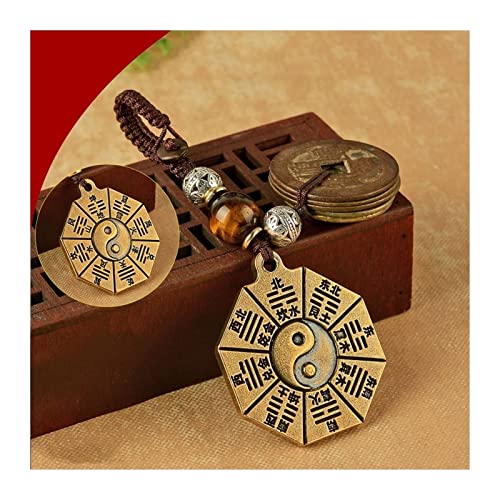 Feng Shui Bagua-Spiegel, Bagua-Spiegel, Fengshui-Klatsch-Veranda-Klatsch-Spiegel, chinesischer traditioneller Feng Shui-Spiegel, Energie-Amulett, Familienschutz, Glück, Handwerk, Taoismus-Dekoration