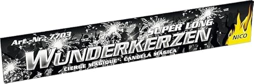 FKW Keller 150 Wunderkerzen 30cm Brennzeit ca. 60 Sekunden - 15 Packungen a 10 Stück (150 Wunderkerzen)