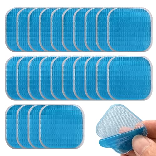 Gel Pads Kompatibel Mit Beurer EM 59 24 Stück EMS Gel Pad Anwendbar auf Beurer EM 59 Gel Pads Ersatzsets Heat Geräten Selbsthaftenden Gel-Pads Elektrische Muskelstimulation