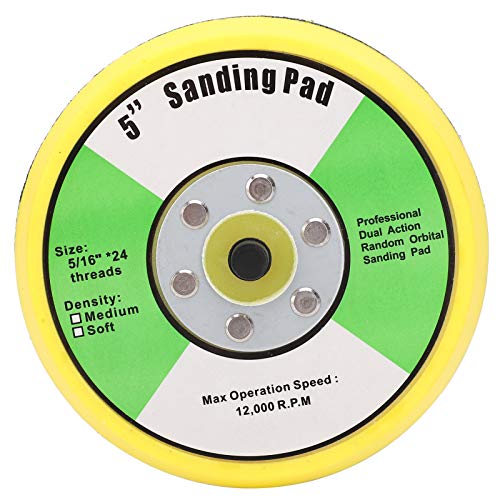 5" Sander Sanding Pad Universal-Schleifscheibe zum Polieren von Schleifscheiben zum Polieren von pneumatischen Sander-Puffer Polierscheibe 125mm