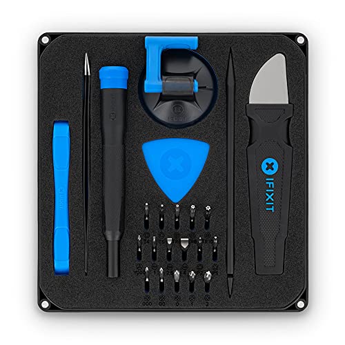 iFixit Essential Electronics Toolkit – Starter-Set, Bit-Set und Öffnungswerkzeuge, Reparatur für Handy, Laptop, PC, Heimwerker, IT-Techniker, Schmuck, Uhr, Brillen, Drohnen