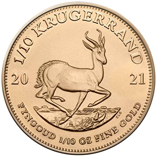 1/10 Unze oz Gold Krügerrand Goldmünze in Münzkapsel