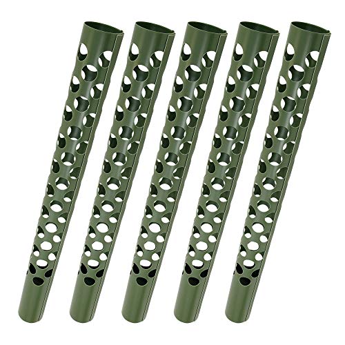 5 Stück Stamm-Schutz 60 cm für Bäume gegen Wild-Verbiss Fraßschäden Baumschutz GREEN24® Rindenschutz 5er Pack (60 cm, 5 Stück)