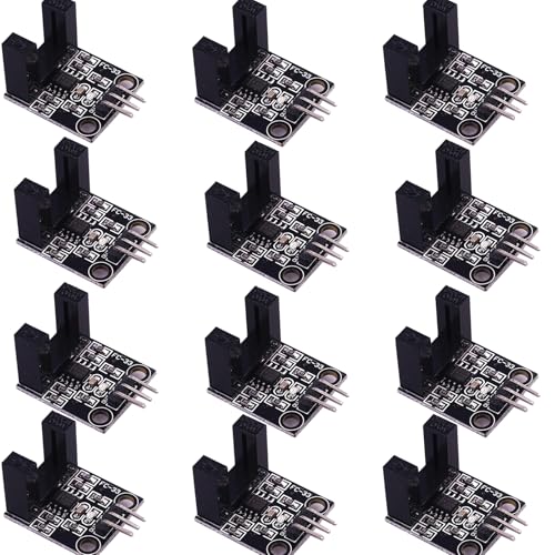 12pcs LM393 Correlation Photoelectric Sensor Opposite Infrared Counter Sensor DC 5V