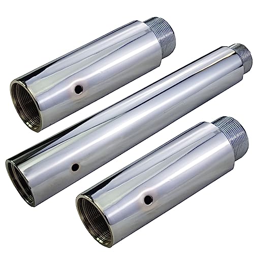 Verlängerung für Pole Dance Tanzstange von 125 bis 500 mm Tanzstangenverlängerung 45mm Ø Table Dance Stangen Verlängerung verchromt für alle gängigen Tanszstangen (500 mm)