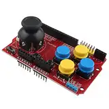 HALJIA Joystick Tastenblock Schilderweiterung Spieljoystick Simulationstastatur und Mausfunktion Kompatibel mit Arduino Nrf24l01 5110 Lcd I2c IIC