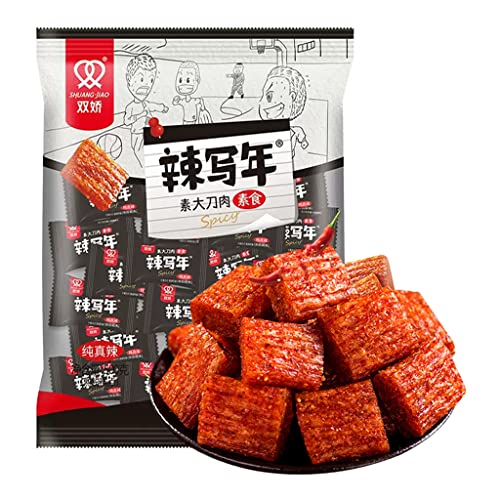Mkostlich Würzig Gewürzte Snacks, 250g Würzige Snacks, Latiao Chinesischer Snack Da Dao Rou, Lässige Snacks, Duftendes scharf, Individuelles Paket (1)