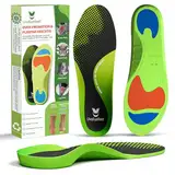 Uvaluefeet Orthopädische Einlegesohlen Für Damen und Herren,Arch Support Schuheinlage für Mittelfußknochen,Plantar Fasciitis, Fußschmerz linderung – Größe M