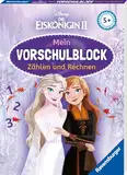 Disney Die Eiskönigin 2 Mein Vorschulblock Zählen und Rechnen – Konzentration, Erstes Rechnen, Rätseln für Kinder ab 5 Jahren – Spielerisches Lernen für Anna und Elsa-Fans ab Vorschule