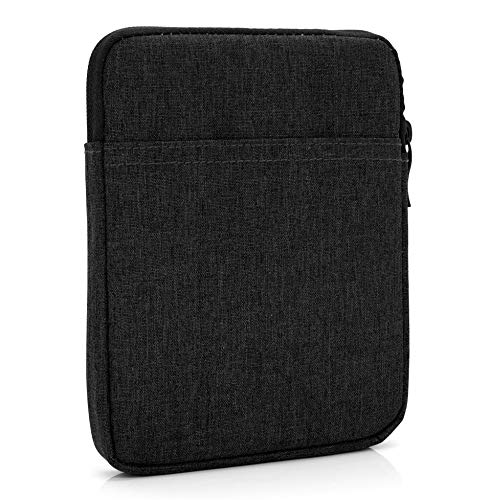 MyGadget Nylon Sleeve Hülle für Tablet bis 6,8 Zoll - Schutzhülle Tasche für Geräte bis 18 x 13,5 cm - z.B. Kindle Paperwhite 11. Generation ab 2021 - Schwarz