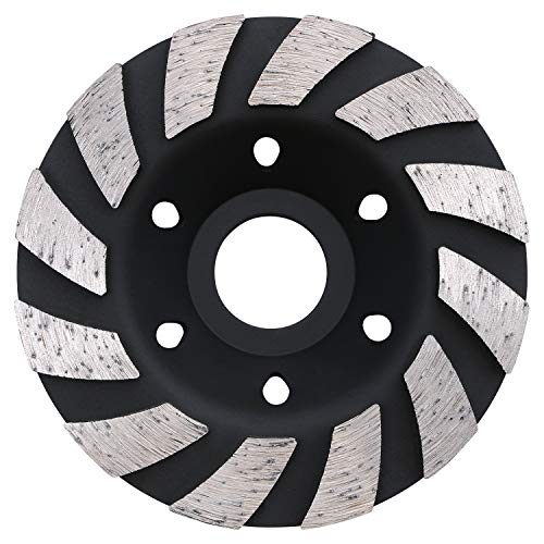 flintronic Premium Diamant-Schleiftopf, 100x22,2mm Diamantschleiftopf, Diamant Schleifteller Universal, Doppelreihig Diamantschleifteller für Beton, Naturstein, Stein, Mauerwerk, Winkelschleifer