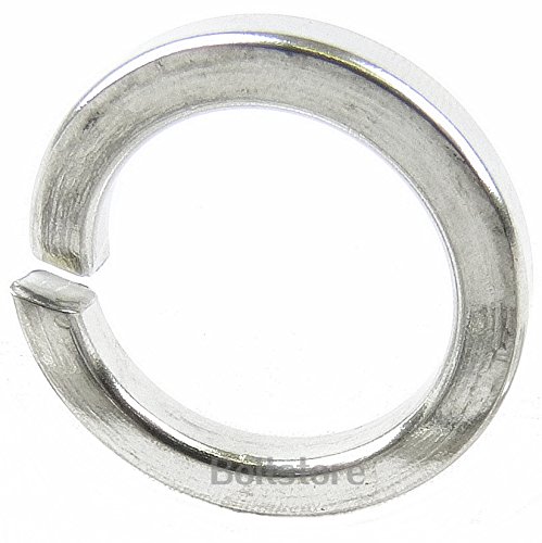 100 PACK M 2/2 MM FEDERRING EDELSTAHL A2 S/SPULE SCHEIBE FREI P&P