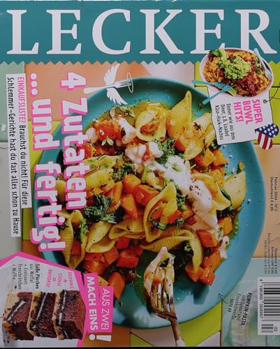 Lecker 2/2024 "4 Zutaten... und fertig!"