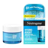 Neutrogena Hydro Boost Aqua Gel (50 ml), feuchtigkeitsspendende Gesichtscreme mit Hyaluronsäure, Aminosäuren & Elektrolyten, schnell einziehendes Gel für normale & Mischhaut