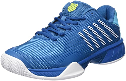 K-Swiss Mädchen Hypercourt Express Sport Shoe, Blau Weiß, 37.5 EU