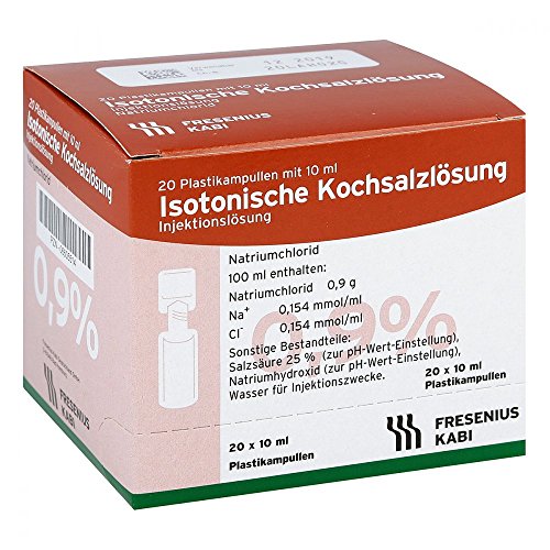 KOCHSALZLÖSUNG 0,9% Pl.Fresenius Injektionslsg. 20X10 ml