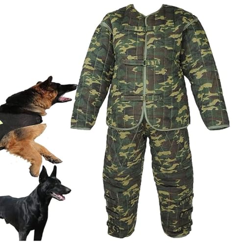 Schutzkleidung für Trainingshunde, große Körperschutzjacke für Polizeihundetraining, verdickter, reißfester Bissschutzanzug für professionelle Hunde