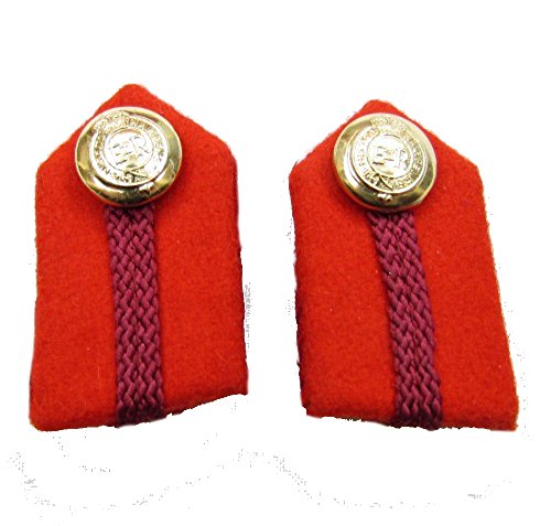 Gorget Collar Staff Gorget-Patches L5,1 cm R859