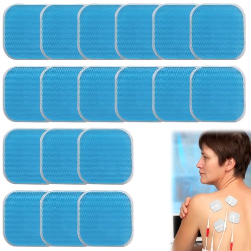 20 Stück Ersatzsets Gel Pads,Gels Pad Für Ems ,Ersatz Gel Pad Kompatibel Mit Em 59, Ems Gel Pad,Abs Trainer Ersatz Gel Blatt Ersatz Pad, Ems Gel Pad Abs Trainer Ersatz Gel Muskel Ems Trainingsgerät