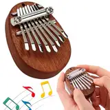 Mini Daumen Musikinstrument,Mini Kalimba,Kalimba Finger Klavie,Tragbares Holz Daumenklavier,Finger Klavier,Daumenklavier,für Anfänger Kinder bestes Geschenk