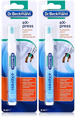 2X Dr. Beckmann Express Fleckenstift 9 ml - Soforthilfe für Unterwegs