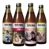 TJURE Dog Fleischsmoothie starte mit All in One Huhn, Rind, Lamm und Pute für Hunde|mit ausgesuchten Zutaten|Optimale Flüssigkeitszufuhr für alle Hunde| 4 x 320ml