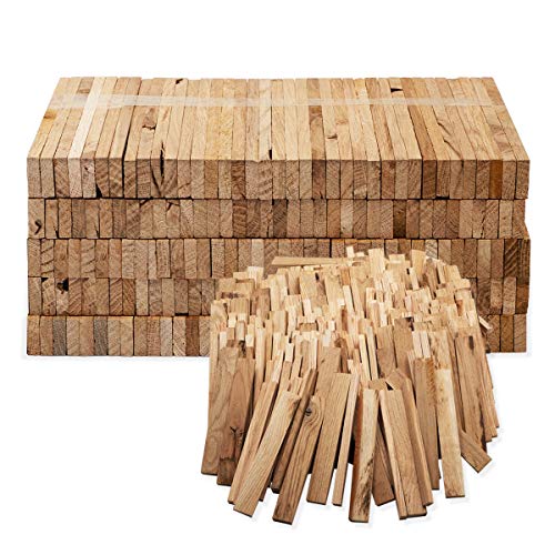 Aleko Premium 3,7 kg Brennholz BZW. Holzkohle - Anzünder aus Eichenholz, Bio Kaminanzünder, für Grill, Kamin, Ofen - Perfekter Grillanzünder, getrocknetes und unbehandeltes Anmachholz