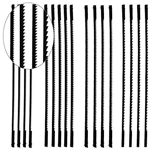 Dekupiersäge Sägeblätter 26Stk Dekupiersägeblatt mit Stift 127mm Sägeblätter Dekupiersäge mit Stift 10/15/18/24 Zähne für Die Holzbearbeitung, Elektrowerkzeug-Zubehör