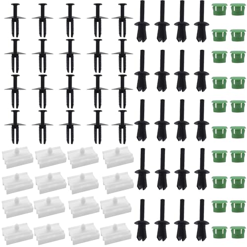 20 Sätze Seitenschweller Clips, Seitenschweller-Clips-Kit Kompatibel mit 3er E32/E36/ E46/ E90/ E91 51711932996/51118174185 / 5111014103