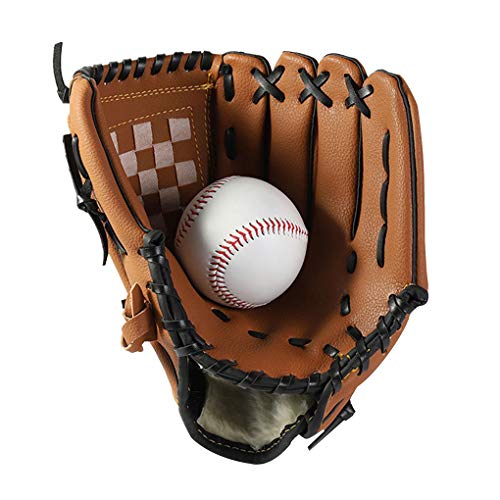 Baseball Handschuhe Sport Outdoor Baseball Glove Batting Handschuhe Verdickt Softball Handschuhe aus PU-Leder linken Sporthandschuh für Kleinkinder Kinder