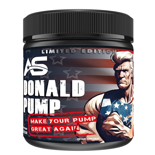 American Supps® DONALD PUMP BOOSTER [510g] - MAKE YOUR PUMP GREAT AGAIN! L Citrullin Malat + Creatine + AAKG + Beta Alanin + Ginkgo Biloba - Pump Booster für Hardcore Training