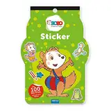 Trötsch Bobo Siebenschläfer Stickerblock: mehr als 100 Sticker mit und ohne Glitzer