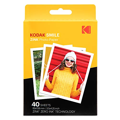 KODAK RODZL3X440 Fotopapier 89 x 108mm 40 St. Reißfest, 40 Pack