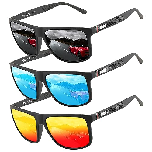 Perfectmiaoxuan Polarisierte Sonnenbrille Herren/Damen ; Vintage/Klassisch/Elegant Brillengestell; HD-Pilotobjektive; Golf/Fahren/Angeln/Reisebrille/Outdoor-Sportarten Mode Sonnenbrille