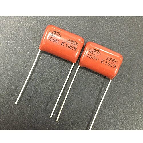 10 Stück CBB-Kondensator 225 100 V 225 K 2,2 uF 2200 nF P15 CL21 metallisierter Polypropylen-Folienkondensator Passive Components