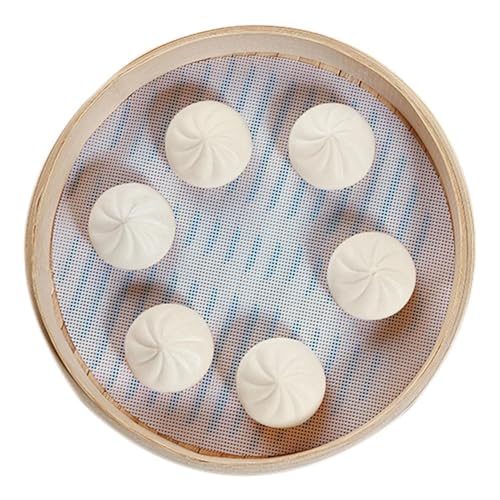 Dampferpapier, Dampfer Liner | Dampferblätter der Lebensmittelqualität,Wiederverwendbares Dim -Sum -Netz, Backgot, Luftfritteusenkochermatten für, Dim Sum, Reis