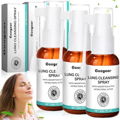 Herbal Lung Spray 3 Stück, Kräuterlungenreinigungs und Reparaturspray, Lungenreinigung Spray, Herbal Lung Cleansing Spray, für Den Täglichen Gebrauch Geeignet