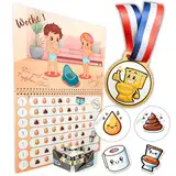 dodo toys - fun4you Der ultimative Töpfchen Lernkalender für Kinder, Töpfchentraining, 300+ Stickern, Rissfestes Karton, hochglänzend & abwischbar, hochwertige Grafiken