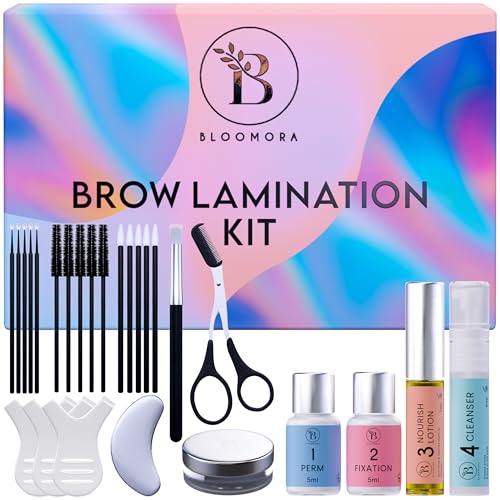 Augenbrauen Lifting Set, Brow Lifting Set 6-8 Wochen, 15 Anwendungen, DIY Augenbrauen Laminierung Set, Brow Lamination Kit mit Anleitung, Sicher & Effektiv Brow Lift