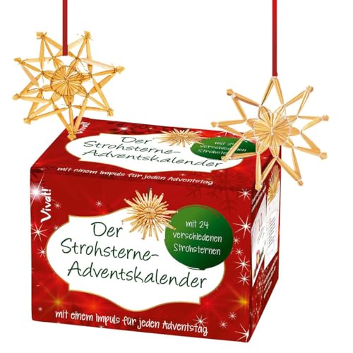 Der Strohsterne-Adventskalender: mit einem Impuls für jeden Adventstag