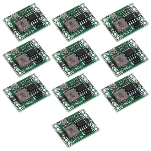 GTIWUNG 10 Stück MP1584EN DC-DC 3A Power Downward Adjustable Module Buck Converter 24V to 12V 9V 5V 3V Arduino, Ultra Kleine DC-DC 4,5-28V bis 0,8-20V Step Down Einstellbar Wandler